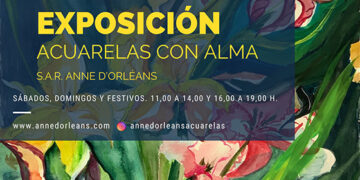 Brihuega acoge la exposición Acuarelas con alma de S.A.R. Anne d’Orléans