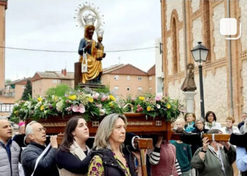 Brihuega también peregrina hasta la Concatedral de Santa María en Guadalajara