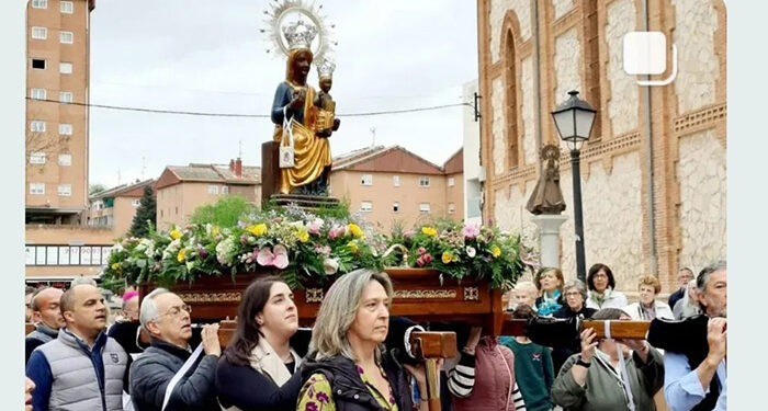 Brihuega también peregrina hasta la Concatedral de Santa María en Guadalajara