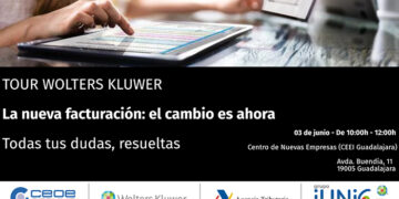 CEOE-Cepyme Guadalajara junto con Wolters Kluwer organizan una nueva jornada sobre la nueva facturación