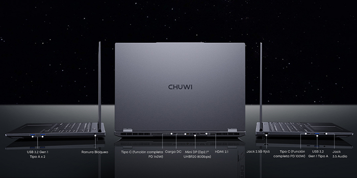 CHUWI apunta muy alto y estudia traer a Europa un portátil gaming con un AMD Ryzen 9 9955HX: el GameBook 4 CHUWI apunta muy alto y estudia traer a Europa un portátil gaming con un AMD Ryzen 9 9955HX el GameBook