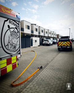 Confinados los vecinos de una calle de Guadalajara por un gran escape de gas