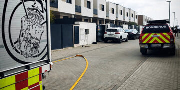 Confinados los vecinos de una calle de Guadalajara por un gran escape de gas