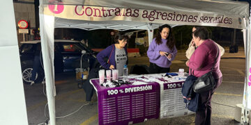El Ayuntamiento de Guadalajara instala el «Punto contra Agresiones Sexuales» en la Feria Chica