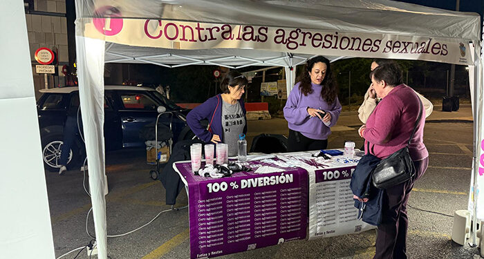 El Ayuntamiento de Guadalajara instala el Punto contra Agresiones Sexuales en la Feria Chica