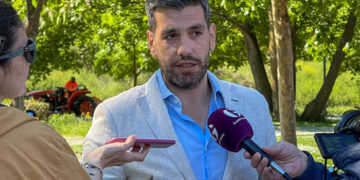 El Ayuntamiento de Guadalajara refuerza el desbroce de zonas verdes con un despliegue sin precedentes de personal y maquinaria