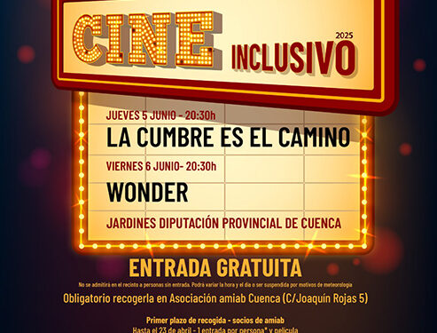 El Cine Inclusivo llega a Cuenca de la mano de la Asociación amiab y la Diputación 1 El Cine Inclusivo llega a Cuenca de la mano de la Asociación amiab y la Diputación