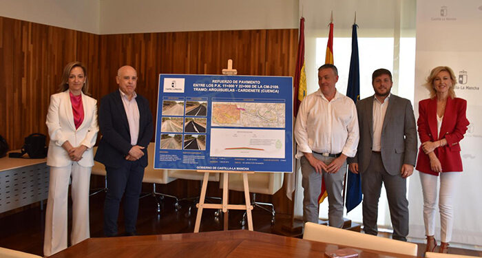 El Gobierno regional llevará a cabo la mejora de la carretera CM-2109 entre Arguisuelas y Cardenete con una inversión de 1,2 millones de euros