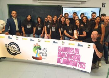 El IES Serranía Baja de Landete gana la primera edición del Gran Concurso del Hormigón en Cuenca