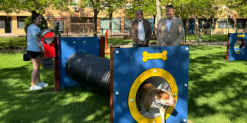 El parque de Siglo XXI de Cuenca, que estrena área canina, contará con un parque infantil