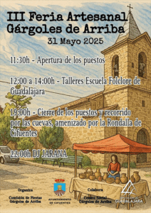 Gárgoles de Arriba celebra su III Feria Artesanal este 31 de mayo
