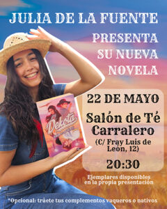 Julia de la Fuente presenta su octavo título en Cuenca el próximo 22 de mayo