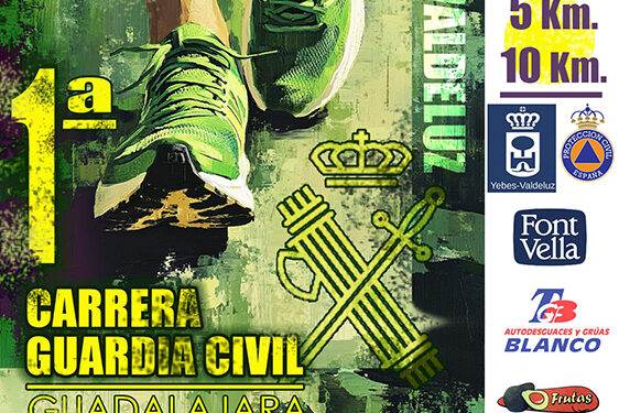 La Comandancia de Guadalajara organiza la I Carrera Popular de la Guardia Civil