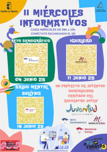 La Junta pone en marcha la segunda edición de los ´Miércoles Informativos´ derivados del segundo Encuentro Joven 