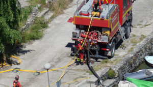 La UME se ejercita en Guadalajara para luchar contra los incendios forestales