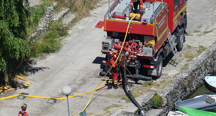 La UME se ejercita en Guadalajara para luchar contra los incendios forestales