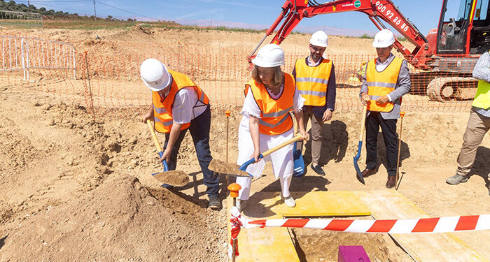 La obra de la depuradora de Iriépal ya es una realidad y estará lista antes de un año