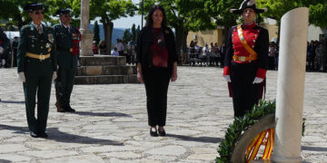 La subdelegada del Gobierno en Guadalajara destaca la seguridad como “pilar del estado del bienestar” en la conmemoración del 181 aniversario de la Guardia Civil