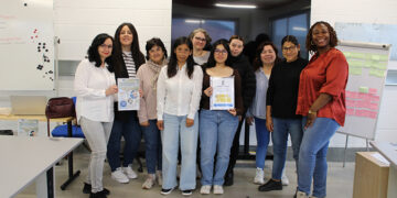 Las alumnas del curso de Atención Sociosanitaria de Cáritas Diocesana Sigüenza-Guadalajara, a pocos días de comenzar sus prácticas