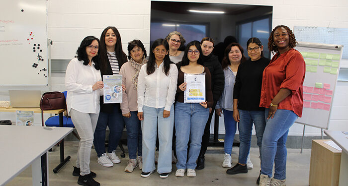 Las alumnas del curso de Atención Sociosanitaria de Cáritas Diocesana Sigüenza-Guadalajara, a pocos días de comenzar sus prácticas