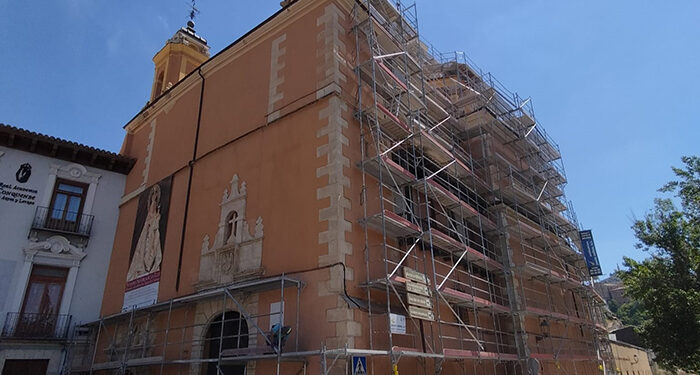Las obras de restauración de la Virgen de la Luz, con una inversión de 370.000 euros, avanzan ya a pleno rendimiento 1 Las obras de restauración de la Virgen de la Luz, con una inversión de 370.000 euros, avanzan ya a pleno rendimiento