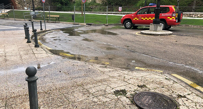 Los bomberos de Cuenca realizan 11 intervenciones tras la tormenta de este viernes