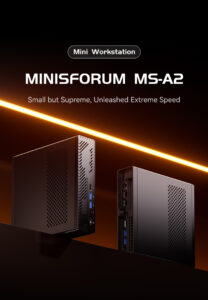 Minisforum lanza la nueva mini estación de trabajo de alto rendimiento MS-A2 con un AMD Ryzen™ 9 9955HX