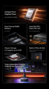 Minisforum lanza la nueva mini estación de trabajo de alto rendimiento MS-A2 con un AMD Ryzen™ 9 9955HX