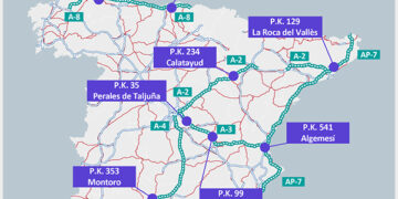 Transportes instalará una estación de recarga eléctrica ultrarrápida para coches en la A-3 en Saelices