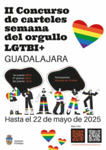 Últimos días para participar en el II Concurso del cartel conmemorativo de la Semana del Orgullo LGTBI+ 2025 en Guadalajara