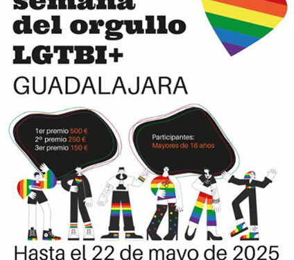 Últimos días para participar en el II Concurso del cartel conmemorativo de la Semana del Orgullo LGTBI+ 2025 en Guadalajara