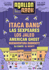 Agallón Rock celebra en Caspueñas el próximo 5 de Julio su 10º aniversario con Itaca Band como cabeza de cartel