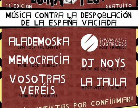 Alademoska, S (el legado de Sugarless) y Dj Noy´s se unen al Boina Fest en su lucha contra la despoblación