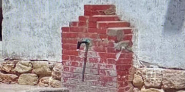 Bea Jiménez denuncia la falta de agua en la Fuente de la Gimena de Cólliga justo antes de las fiestas de la pedanía