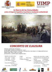 CARTEL concierto VII CICLO HISTORIA MILITAR