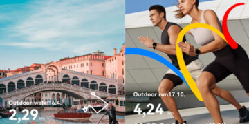 Completa los anillos de actividad, estés donde estés con Huawei Watch FIT 4 Series y deja que el bienestar te acompañe este verano