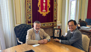 Darío Dolz pone en valor con el embajador de Japón la instalación de empresas niponas y la importancia del turismo