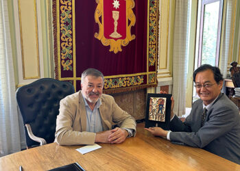 Darío Dolz pone en valor con el embajador de Japón la instalación de empresas niponas y la importancia del turismo Darío Dolz pone en valor con el embajador de Japón la instalación de empresas niponas y la importancia del turismo