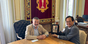 Darío Dolz pone en valor con el embajador de Japón la instalación de empresas niponas y la importancia del turismo