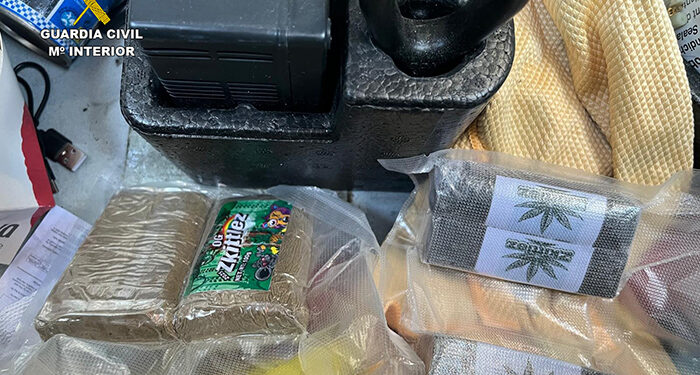 Detenido en Torija con cuatro tabletas de hachís y cerca de 3000 euros en efectivo