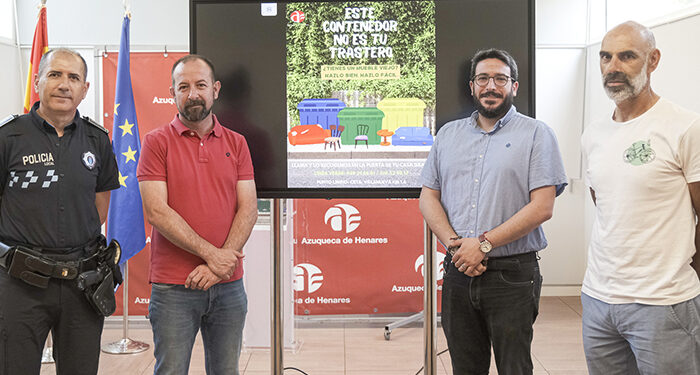 El Ayuntamiento de Azuqueca lanza la campaña de concienciación “Este contenedor no es tu trastero”
