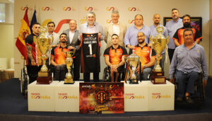 El BSR amiab Albacete, recibido en el Consejo Superior de Deportes por su presidente, Rodríguez Uribes