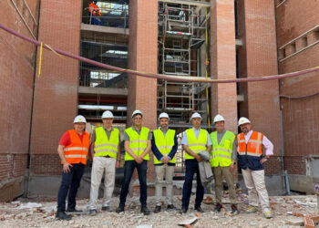 Las obras del campus de la UAH en Guadalajara avanzan a buen ritmo y en los plazos previstos