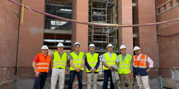 Las obras del campus de la UAH en Guadalajara avanzan a buen ritmo y en los plazos previstos
