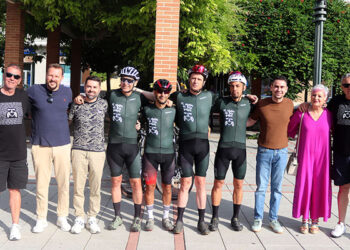 “El Motor de tus Pasos” inicia su segundo reto Cabanillas-Montpellier en bicicleta