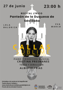 El Panteón de la Duquesa de Sevillano acogerá por primera vez un recital lírico teatralizado 