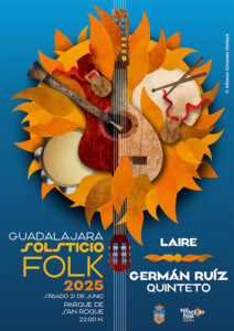 Germán Ruiz Quinteto y Laire actuarán este sábado en el Solsticio Folk