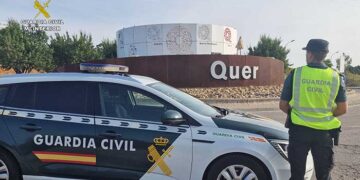 Detenidas cinco personas cuando se disponían a robar la mercancía de un camión en Quer
