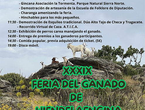 Hiendelaencina celebra este sábado su XXXIX Feria del Ganado 1 Hiendelaencina celebra este sábado su XXXIX Feria del Ganado