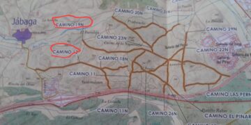 Comienzan las obras de mejora en los 21 caminos resultantes de la concentración parcelaria en Jábaga por importe de más de 139.000 euros.